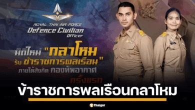 กระทรวงกลาโหม เปิดรับสมัคร ข้าราชการพลเรือนกลาโหม สังกัดกองทัพอากาศ 9 อัตรา ครั้งแรก ลดกำลังพล ตอบรับนโยบายรัฐบาล