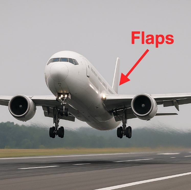 flaps เครื่องบินมีความผิดปกติ