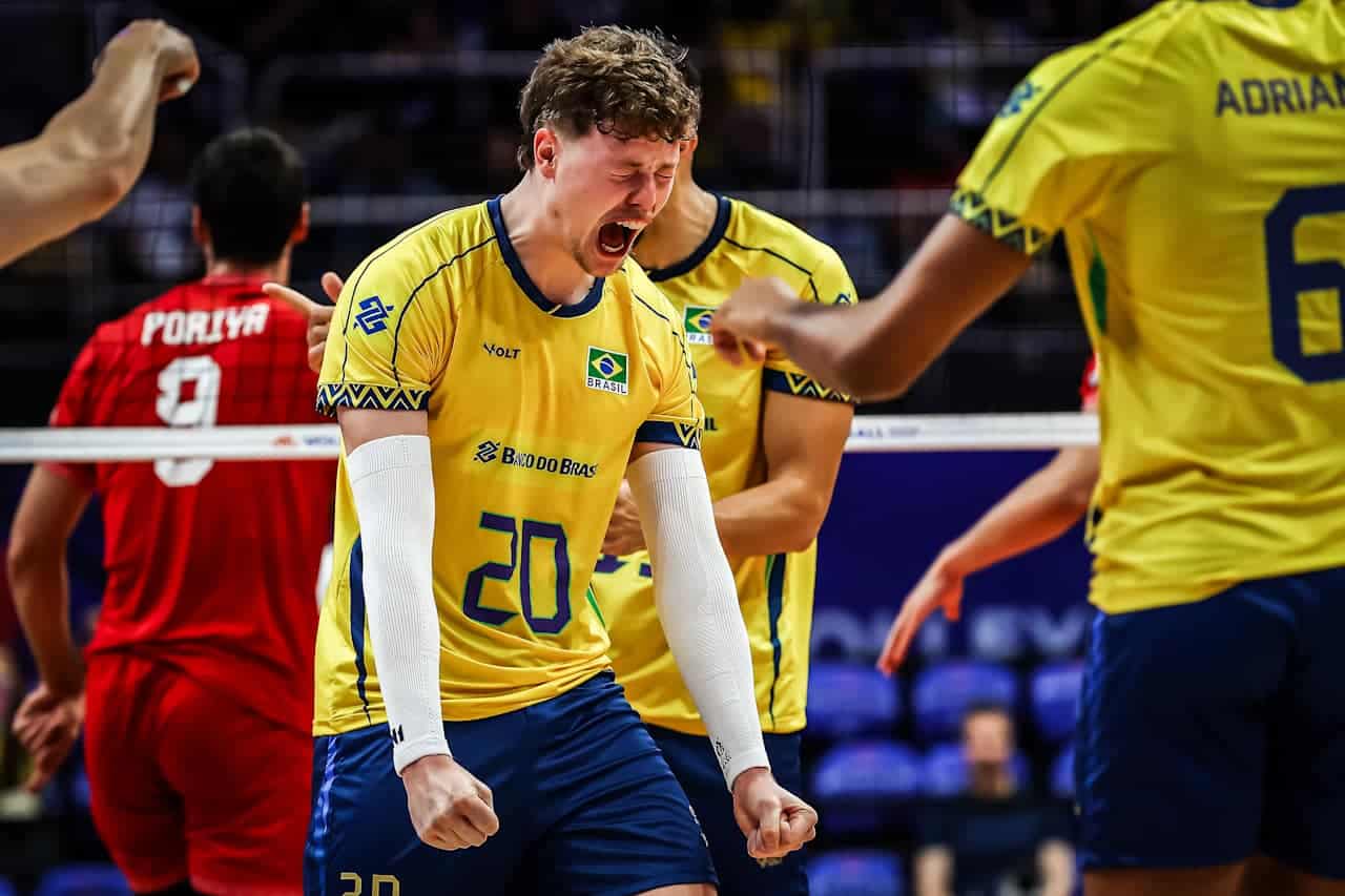 ผลวอลเลย์บอลชาย VNL 2025 วันที่ 12 มิถุนายน 2568 อาร์เจนตินาเปิดหัวสวย โค่นแชมป์โอลิมปิกฝรั่งเศส 3-1 วอลเลย์บอลชายเนชั่นส์ลีก 2025 ที่แคนาดา