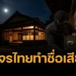 งามหน้า ตำรวจญี่ปุ่นจับ 4 คนไทย ยกเค้าบ้านคนแก่ ขโมยทรัพย์สินร่วม 2 หมื่นบาท กระหน่ำทุบเจ้าของบ้านด้วยไฟฉาย 20 ครั้ง
