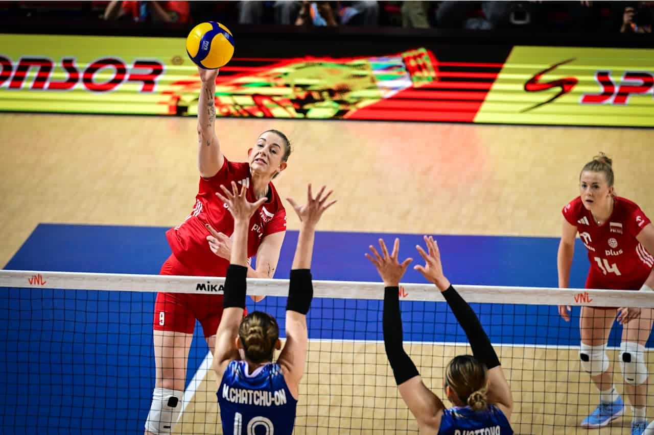 วอลเลย์บอลหญิงโปแลนด์พบไทย VNL 2025
