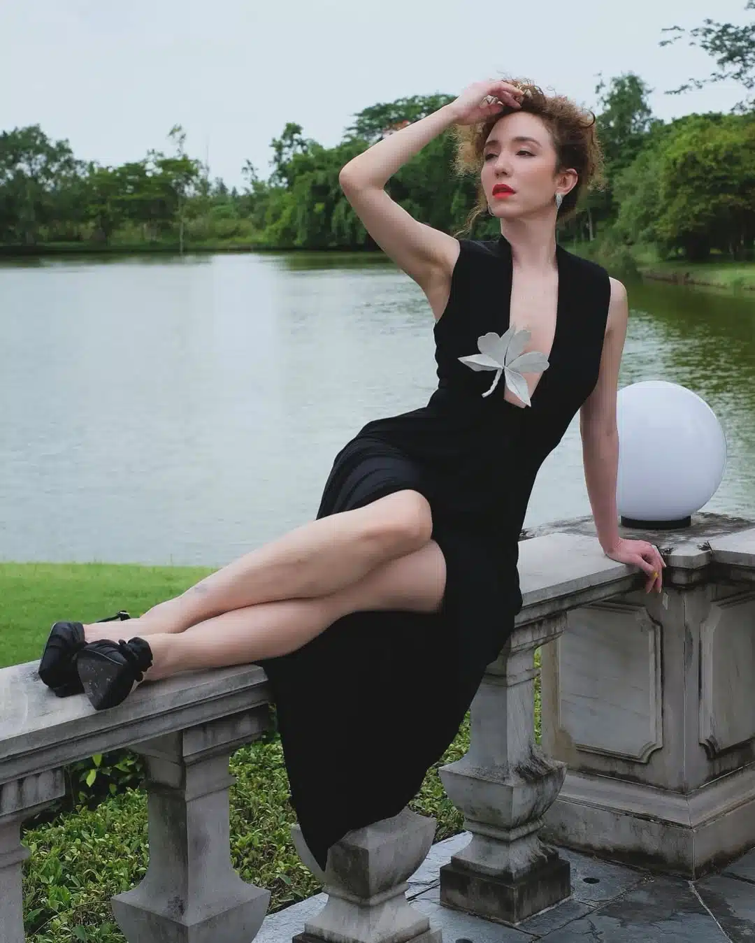 อัปเดตอาการ คลาวเดีย หลังวูบล้ม เย็บ 35 เข็ม หัวฟาดพื้น