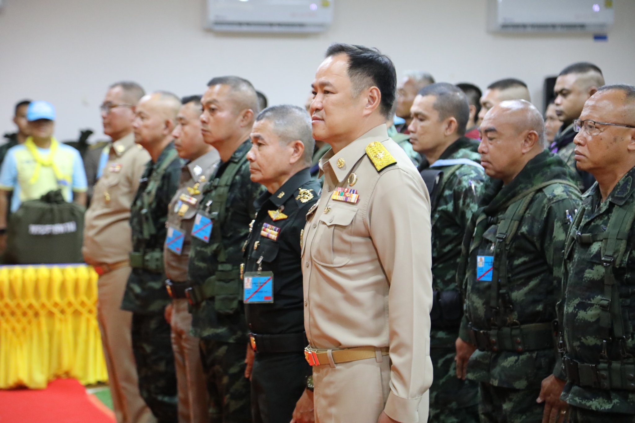 นายอนุทิน ชาญวีรกูล รองนายกรัฐมนตรี ร่วมให้การต้อนรับ