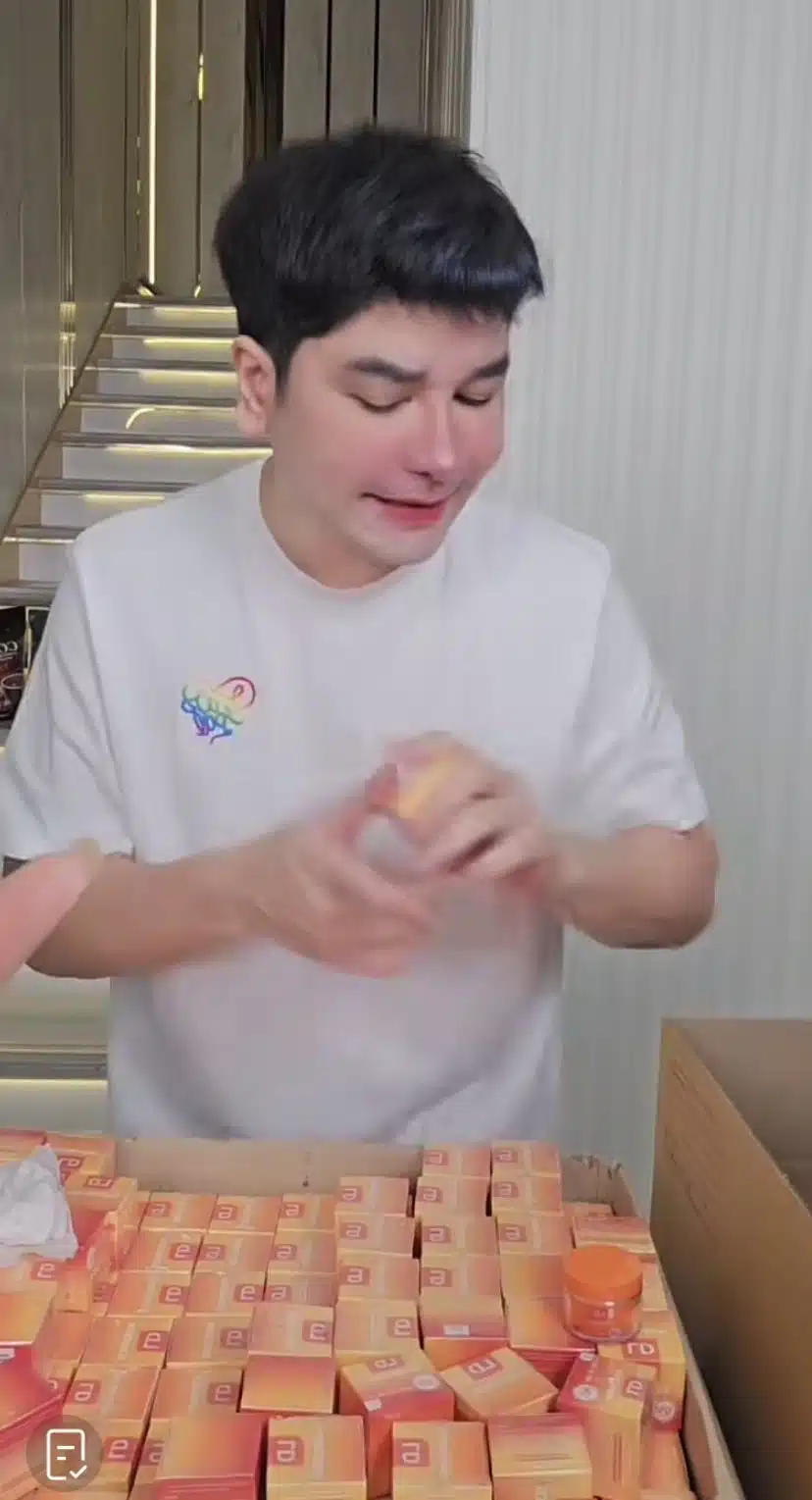 ป๋าเบียร์ เปิดหน้าขายของ หล่อใสขึ้นมาก แฟน ๆ เรียกร้องขอเจอ แม่ตั๊ก กรกนก-2