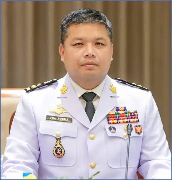 พล.ร.ท.เตีย โซะคา ผู้บัญชาการทหารเรือกัมพูชา