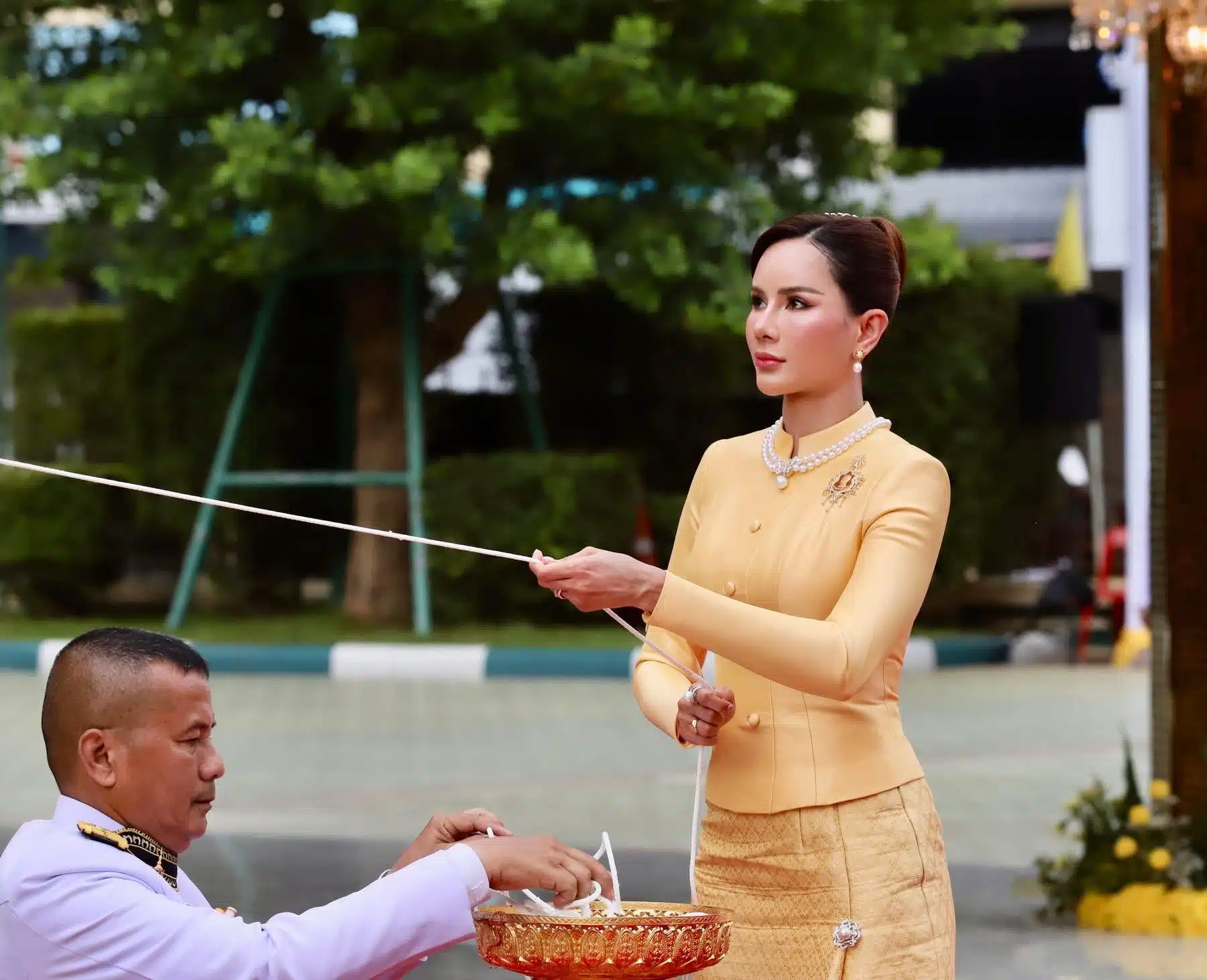 พลตรีหญิง คุณหญิง ปภัสสร วัชรหทัยพัทธ์ เป็นผู้แทนพระองค์