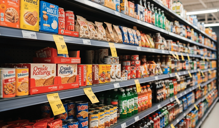 สินค้าอุปโภค บริโภคในซุปเปอร์มาเก็ต