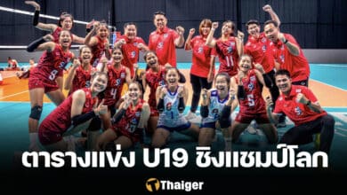 ตารางแข่งขันวอลเลย์บอลหญิง U19 ชิงแชมป์โลก 2025 ทีมชาติไทยทุกนัด 