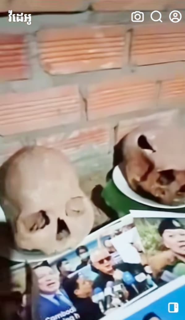 หลุดคลิป หมอผีเขมร ทำพิธีโหงพราย โผล่รูป แม่ทัพภาค 2 บนแท่น หวังแช่งฝั่งไทย-3