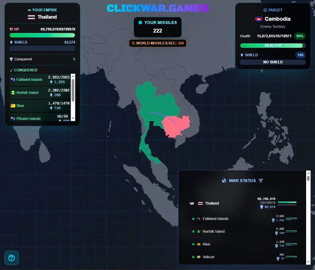เกม clickwar.games