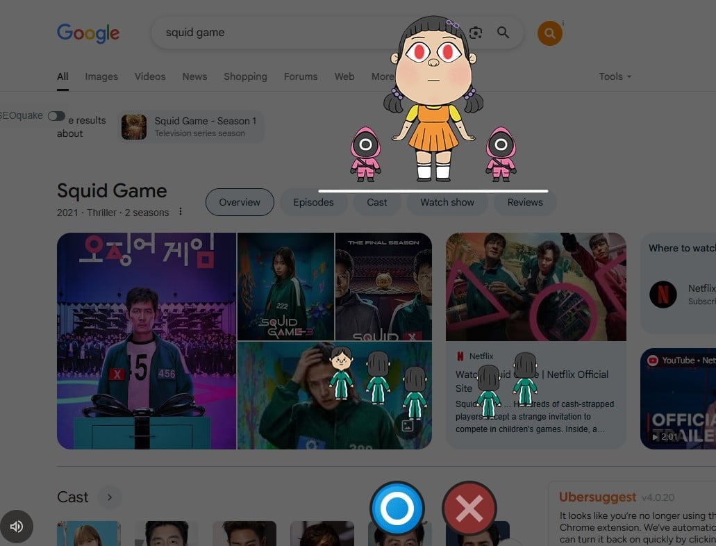 เล่นมินิเกมแพ้