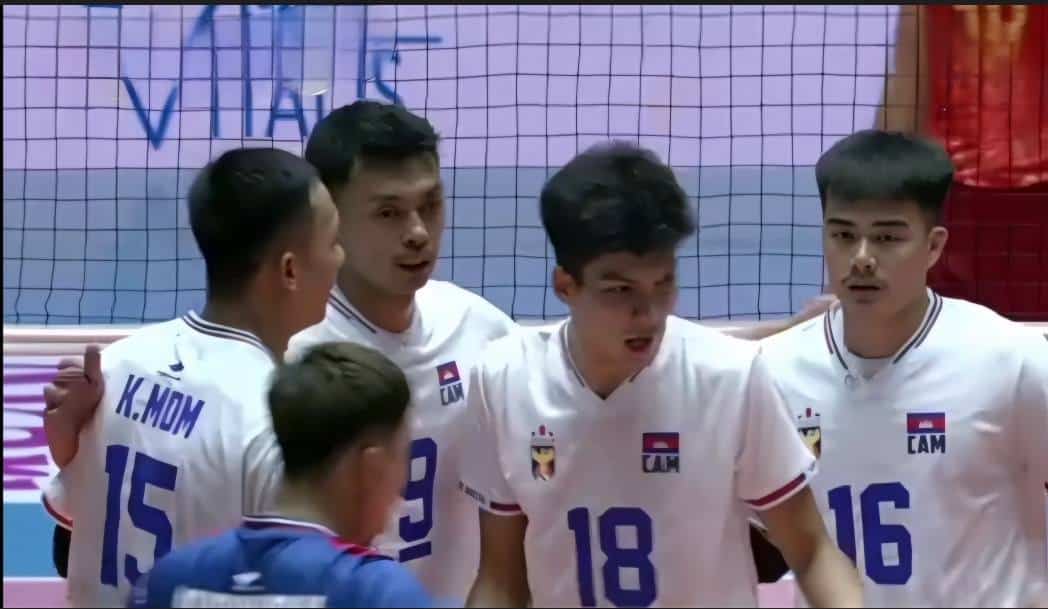 วอลเลย์บอลชายกัมพูชา เข้าร่วมแข่งซีวีลีกเป็นปีแรก