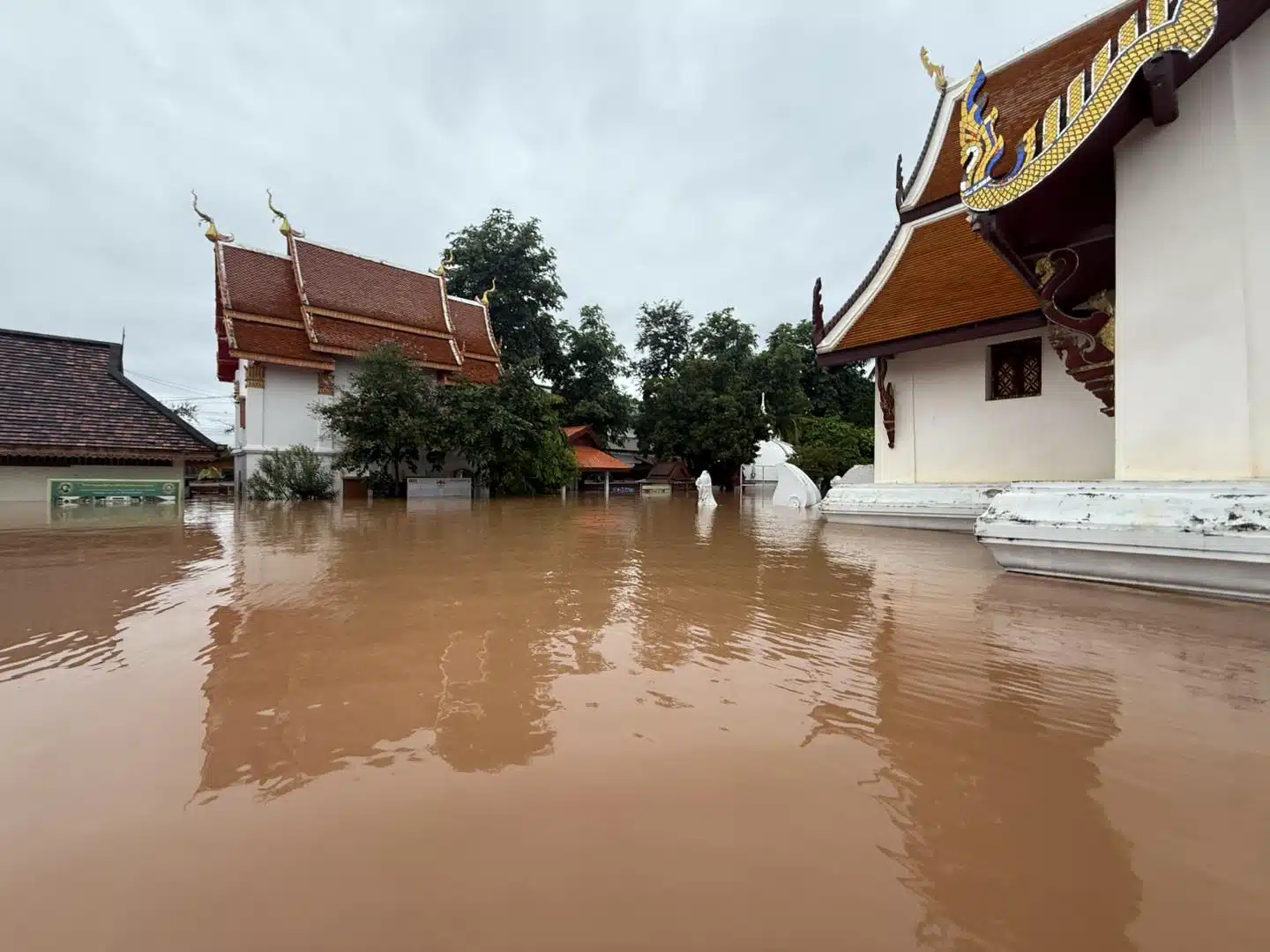 น้ำท่วมวัดภูมินทร์ จ.น่าน - 2