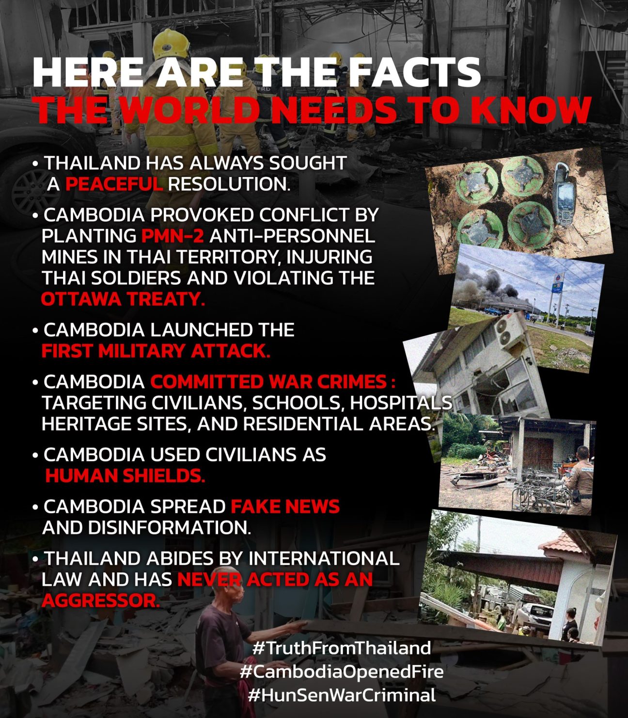 กองทัพภาคที่ 2 เปิดสมรภูมิข่าวสาร ชวนคนไทยติดแฮชแท็ก #TruthFromThailand ตอบโต้กัมพูชา เล่นบทเหยื่อ