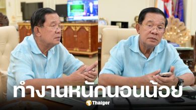 ฮุนเซนโพสต์ภาพทำงานหนักได้นอนแค่ 2 ชั่วโมง กองทัพไทยสวนเขมรยิงป่วนทั้งคืน