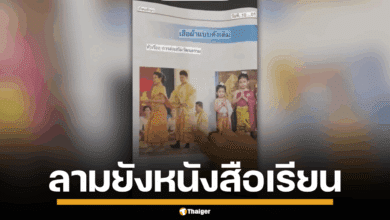 ภาพการบ้านจากหนังสือเรียนกัมพูชา ถามเกี่ยวกับชุดประจำชาติเขมร พร้อมคำตอบที่ถูกทำเครื่องหมายไว้