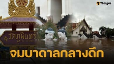 "น่าน" อ่วม น้ำหลากกลางดึก "วัดภูมินทร์" จมบาดาล หวั่นกระทบจิตรกรรมฝาผนัง