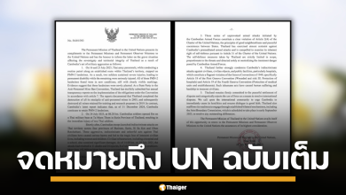 หนังสือชี้แจงอย่างเป็นทางการที่ถูกยื่นไปยังสหประชาชาติ (UN)