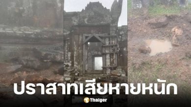 ปราสาทพระวิหารเสียหายหนักหลังปะทะ