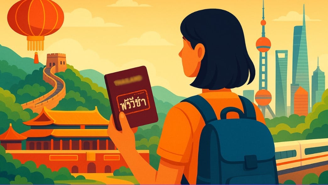 จีนขยายสิทธิฟรีวีซ่า 30 วัน กระตุ้นการท่องเที่ยว