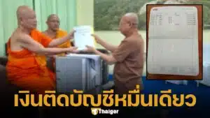 ทิดประดิษฐ์ โผล่คืนเอกสารวัด พร้อมโชว์ยอดเงินในบัญชีหลักหมื่น ลั่น กันคนใส่ความ