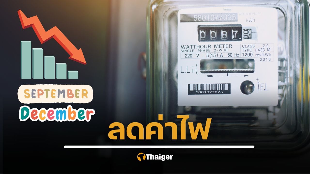 ลดค่าไฟงวดสุดท้ายของปี 2568 (ก.ย.-ธ.ค.) ลงอีก คาดว่าจะอยู่ที่ประมาณ 3.95 บาทต่อหน่วย หลังราคาก๊าซธรรมชาติในตลาดโลกลดลง