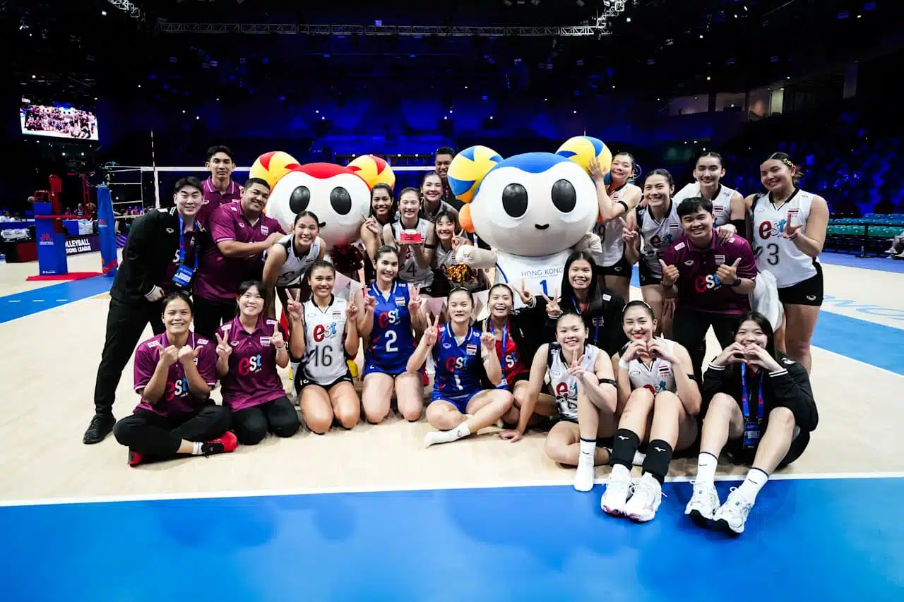 วอลเลย์บอลหญิงไทย ในเกมพ่าย เช็ก สนามที่ 2