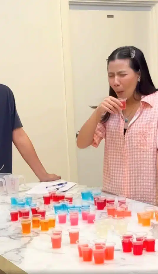 ภาพ กระต่าย พรรณนิภา กำลังทดลองคอลลาเจน