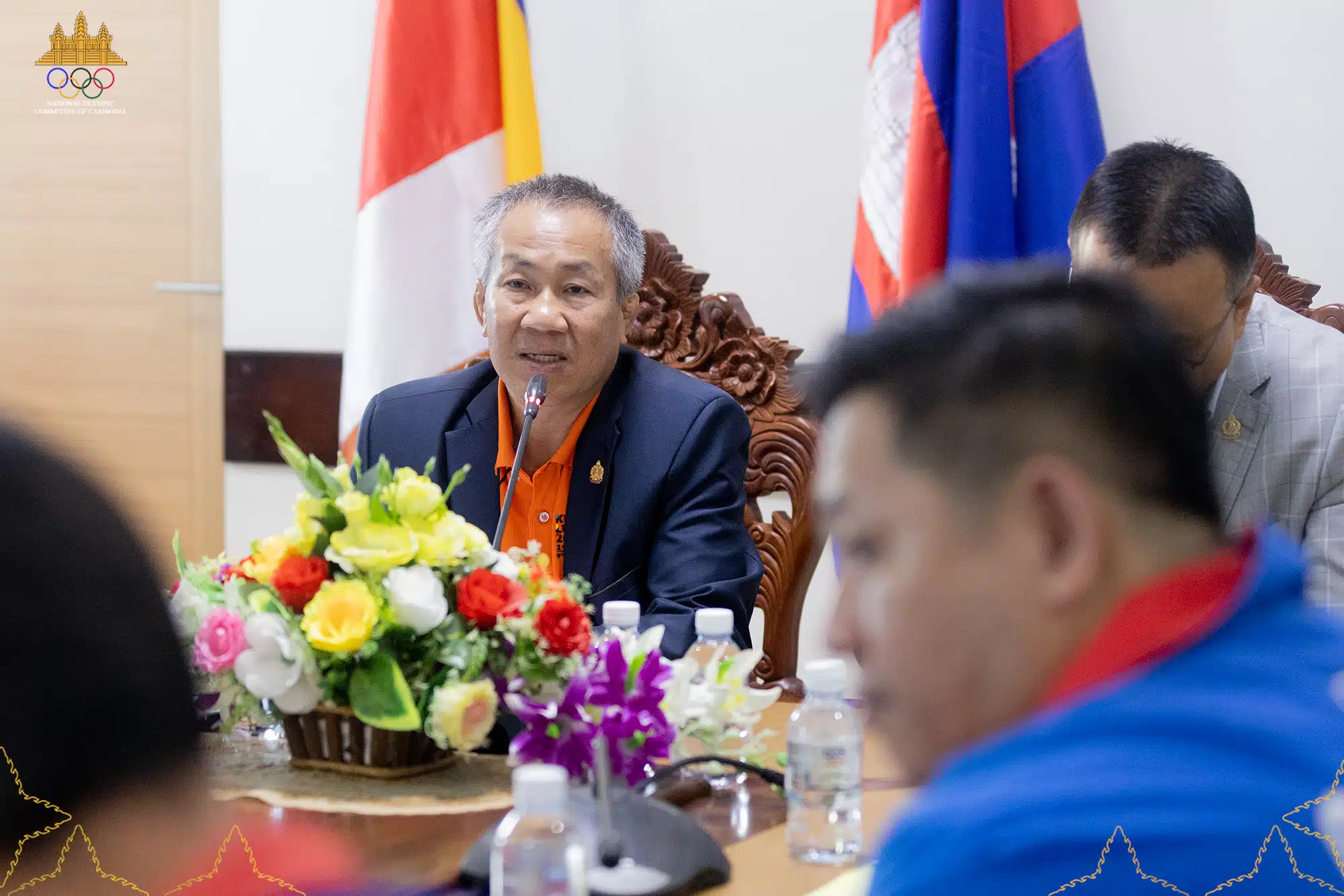 ภาพประกอบข่าวการประชุมของคณะกรรมการโอลิมปิกกัมพูชา