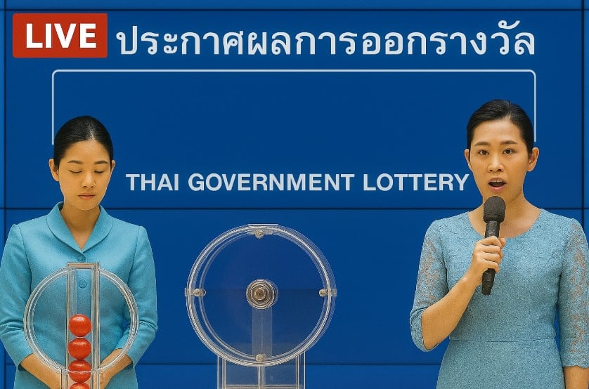 ถ่ายทอดสดประกาศผลหวย 16 กค 2568