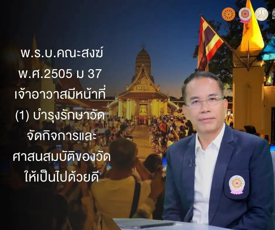 พรบคณะสงฆ์วันนี้