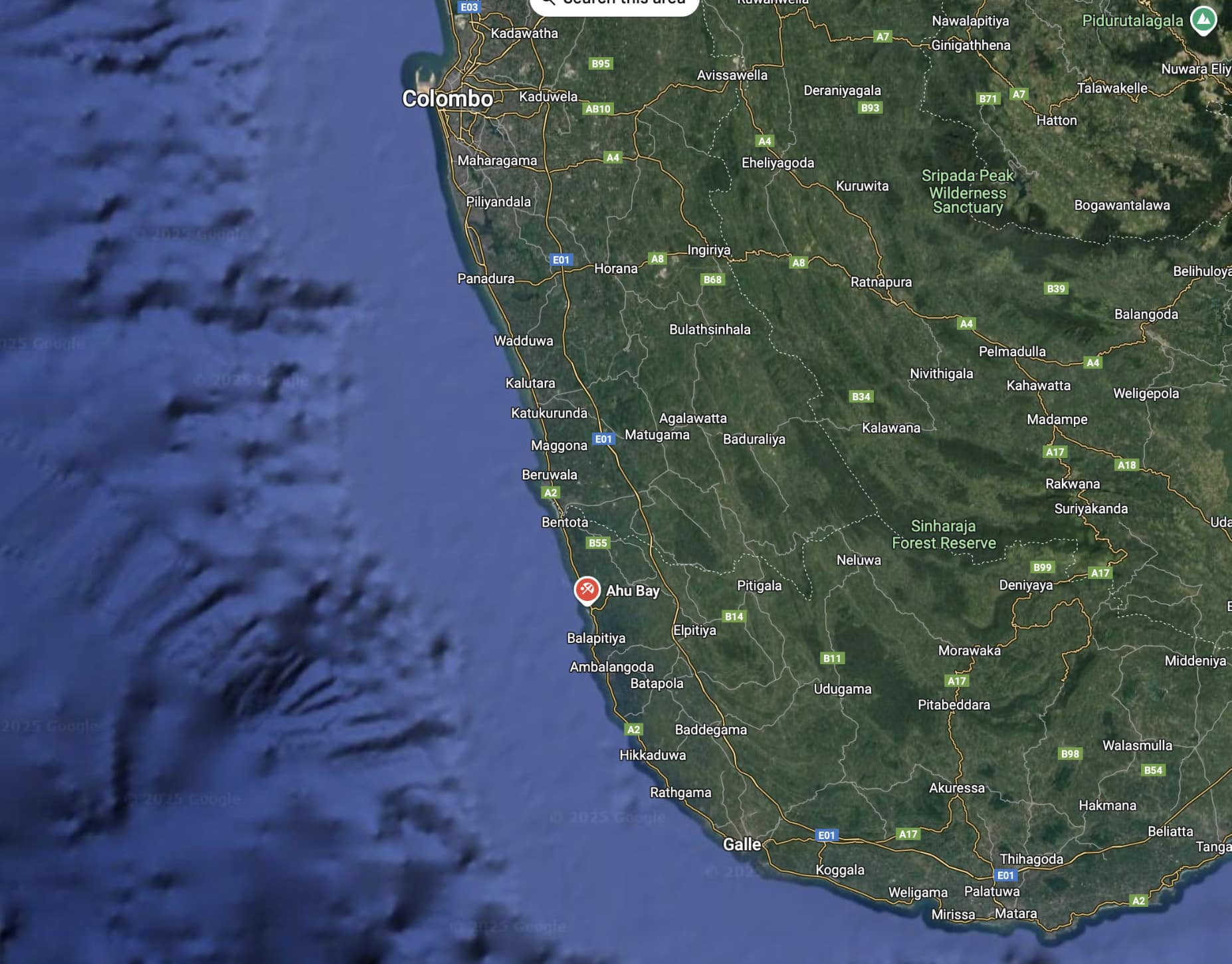 อารุกัมเบย์ เมืองทางตะวันตกเฉียงใต้ของประเทศศรีลังกา