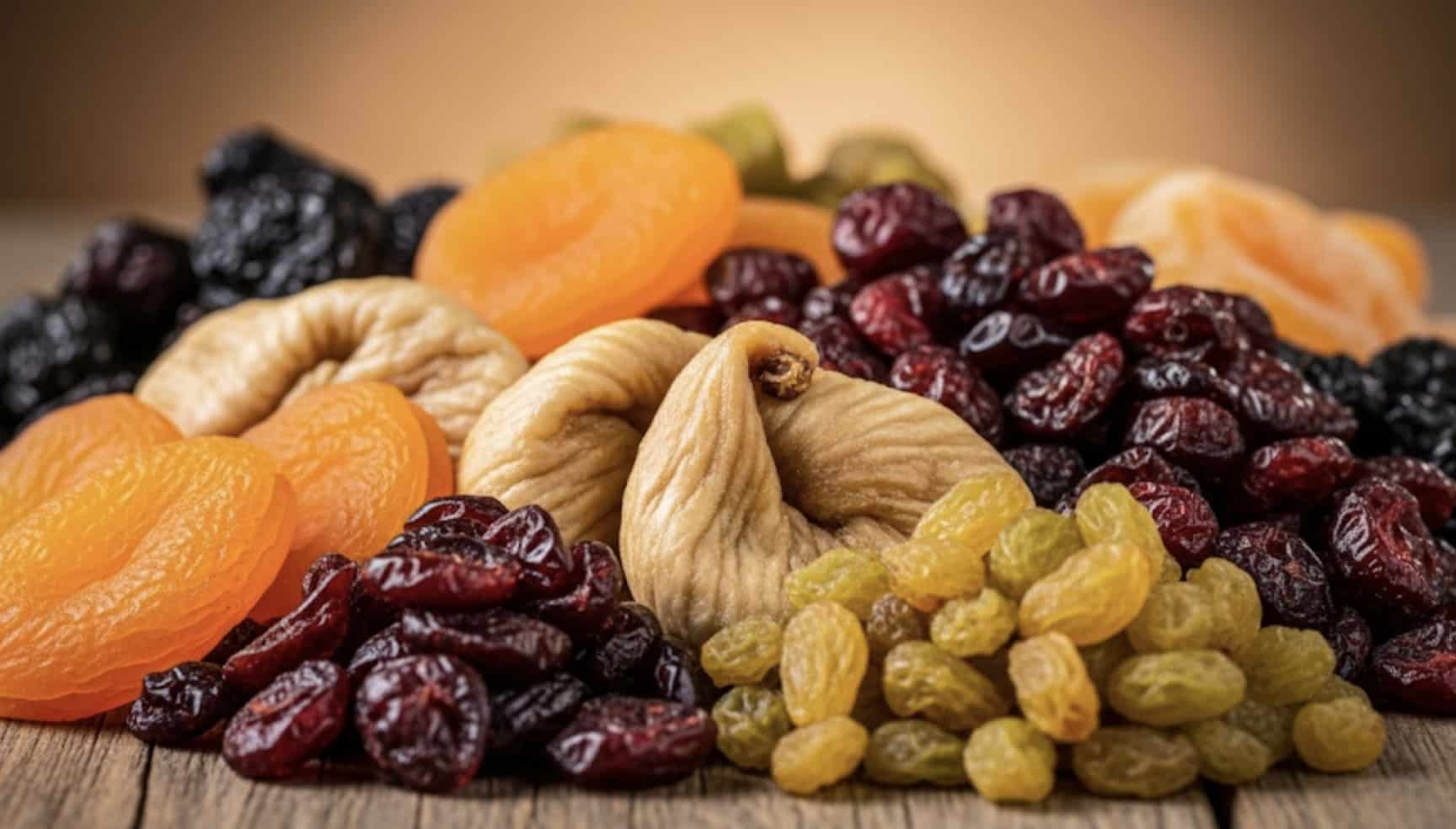 ผลไม้อบแห้ง น้ำตาลสูงมาก