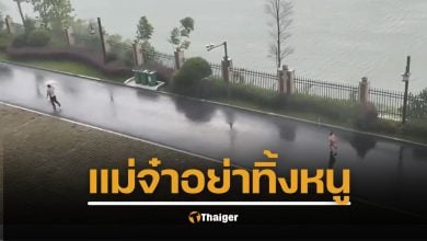 แม่ลูกคู่หนึ่งกำลังเดินท่ามกลางพายุฝนโหมกระหน่ำ ครั้งพายุวิภาถล่มฮ่องกง แต่เกิดพฤติกรรมไม่คาดฝันขึ้น เมื่อลูกสาวถูกลมพัดจนล้มลง แต่ผู้เป็นแม่กลับเดินต่อไปโดยไม่หันกลับมามอง ทั้งๆ ที่ลูกสาวกรีดร้องลั่น 