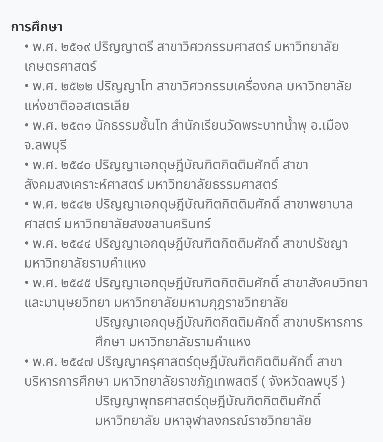 ประวัติจบการศึกษาหลวงพ่ออลงกตไม่ตรงถึง 2 แห่ง