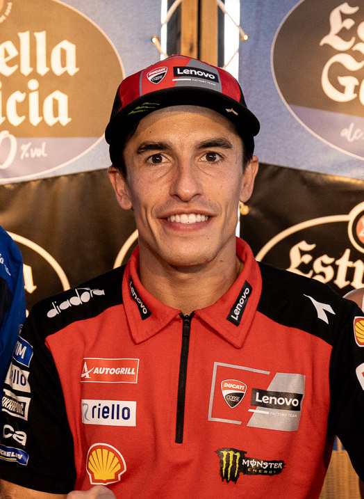 มาร์ค มาร์เกซ ยอดนักบิดชาวสเปนจากทีมโรงงาน Ducati Lenovo Team ชนะสนาม 13