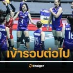 ทีมวอลเลย์บอลหญิงไทย รุ่นอายุไม่เกิน 21 ปี โชว์ฟอร์มยอดเยี่ยมในนัดสำคัญ เอาชนะทีมชาติชิลี 3-0 เซต ในการแข่งขันวอลเลย์บอลหญิงชิงแชมป์โลก 2025 คว้าตั๋วผ่านเข้าสู่รอบ 16 ทีมสุดท้ายได้สำเร็จ