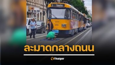 คิดยังไง ชายมุสลิม ละมาดกลางถนน ไม่สนรถวิ่ง ชาวยุโรปเดือดร้อนหนัก