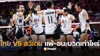วอลเลย์บอลหญิง ไทย สวีเดน