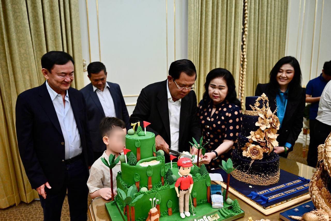 ย้อนภาพ ทักษิณ-ยิ่งลักษณ์ ร่วมงานวันเกิด ฮุน เซน ถึงกัมพูชา-1