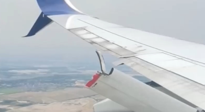 ระทึกกลางเวหา โบอิง 737 เดลตาแอร์ไลน์ส ปีกหลุด เคราะห์ดีลงจอดปลอดภัย