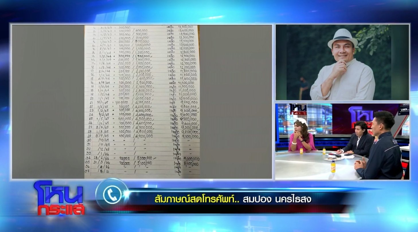 สมปอง ยอมรับยืม สมีจอร์จ 13 ล้าน เป็นเงินสด-โอน ส่วนตัวมั่นใจไม่น่าใช่เงินวัด-1