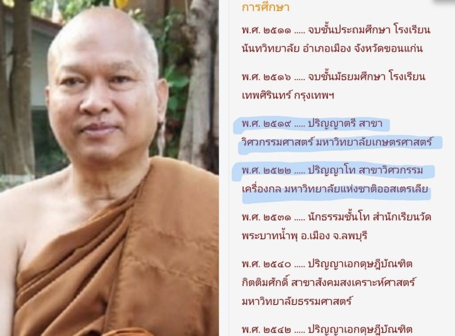 หลวงพ่ออลงกต วุฒิการศึกษา ตอบแล้ว