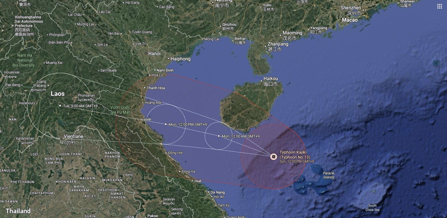 ไต้ฝุ่น Kajiki ถล่มไทย
