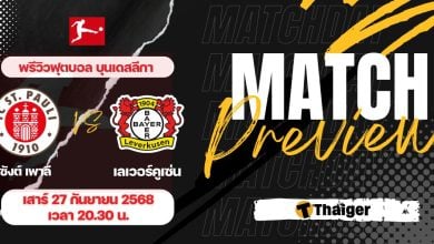 ดูบอลสด บุนเดสลีกา ซังต์ เพาลี เลเวอร์คูเซ่น