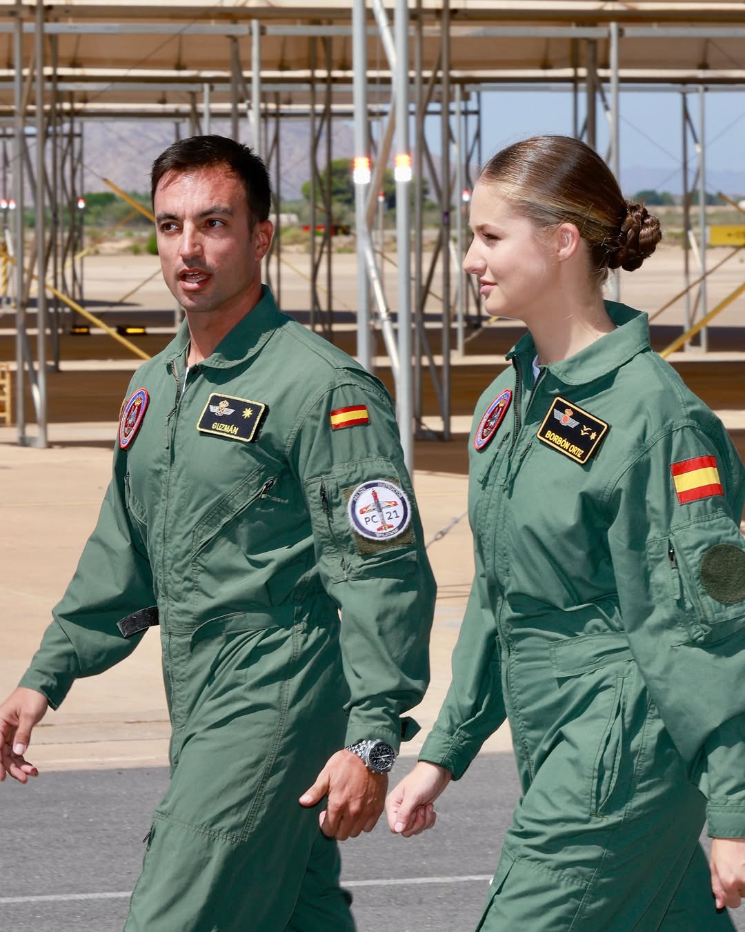 เจ้าหญิงเลโอนอร์ วัย 19 ปี ว่าที่ราชินีแห่งสเปน เข้ารับการฝึกทหารอากาศ-8