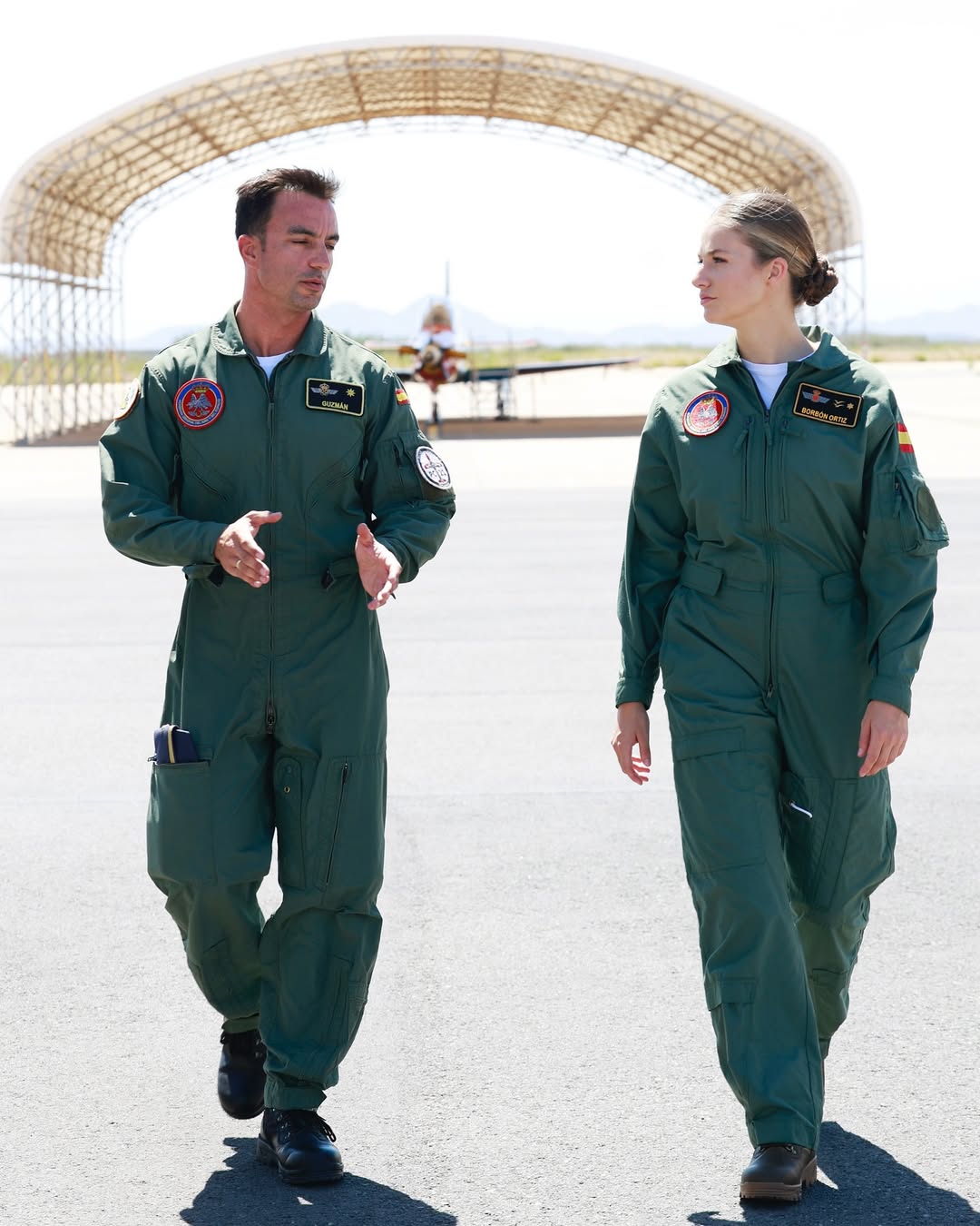 เจ้าหญิงเลโอนอร์ วัย 19 ปี ว่าที่ราชินีแห่งสเปน เข้ารับการฝึกทหารอากาศ-9