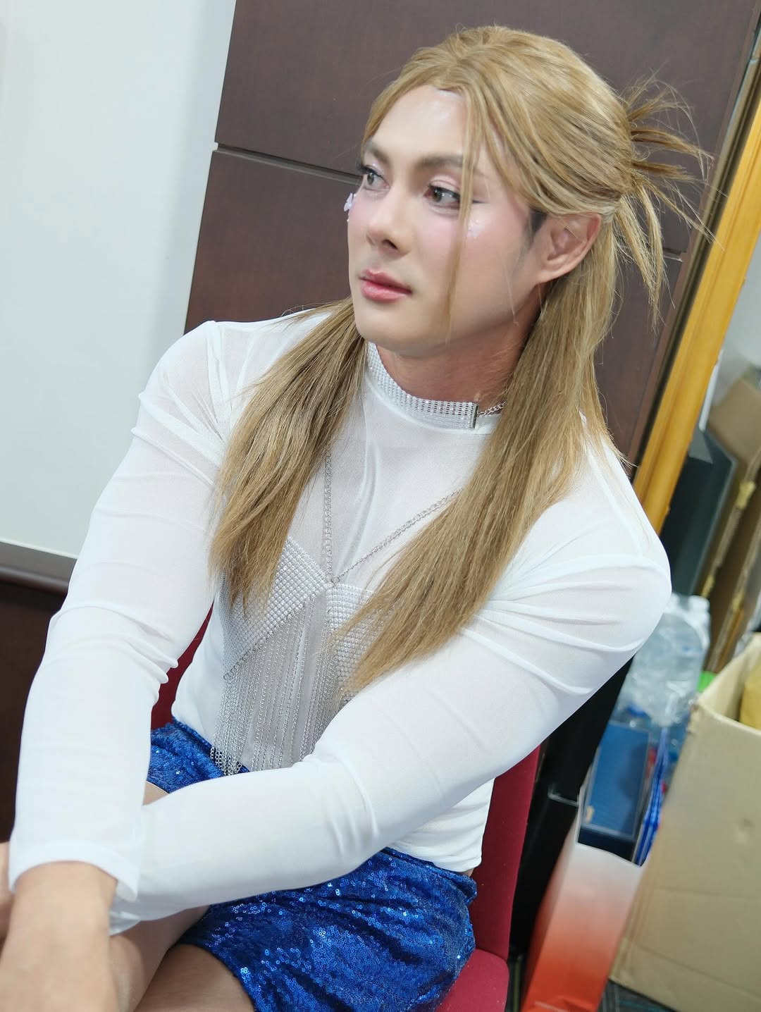 นักแสดงดัง สลัดคราบหนุ่มกล้ามโต แต่งหญิงสวยฉ่ำ คนแห่คอมเมนต์ชมไม่ขาดสาย-5