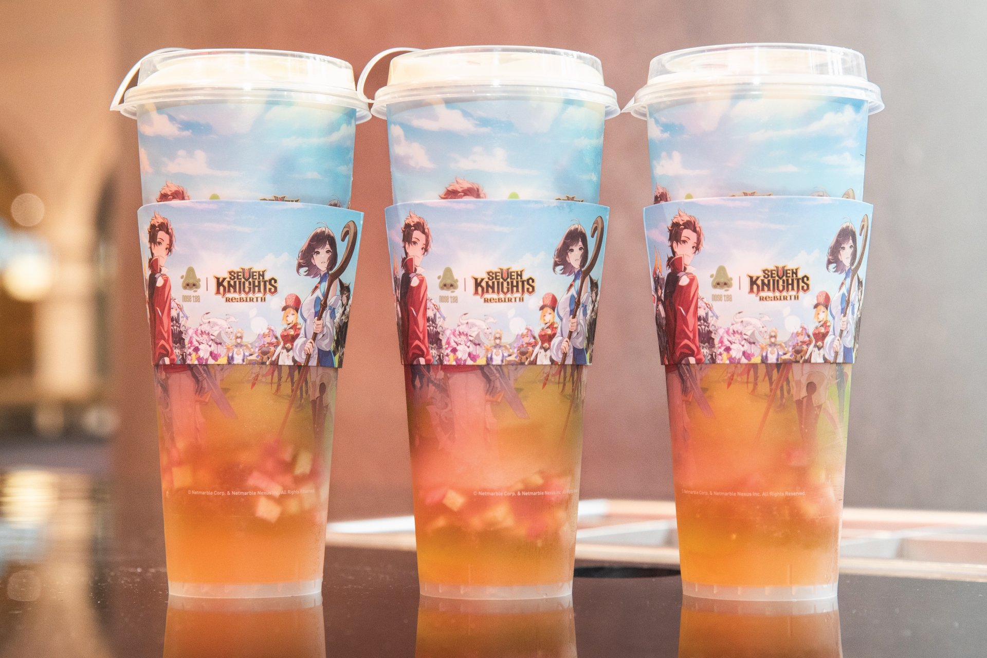 Seven Knights Pink and nose tea