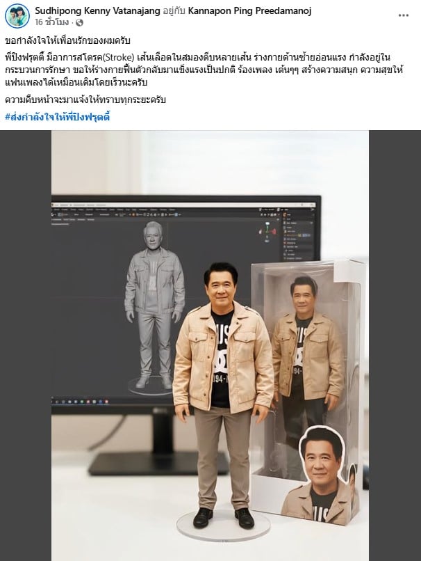 ชมพู ฟรุตตี้ เผย ปิง ฟรุตตี้ ป่วยเลือดในสมอง